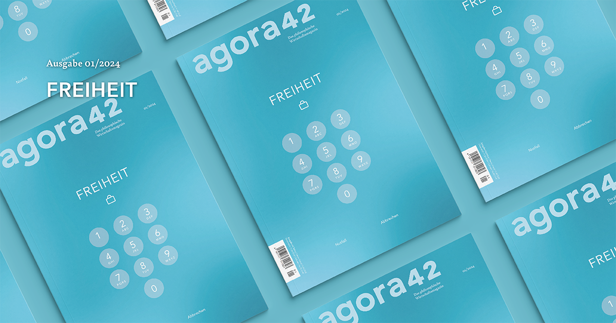 Cover-Illustration: agora42 1/2024 – FREIHEIT
